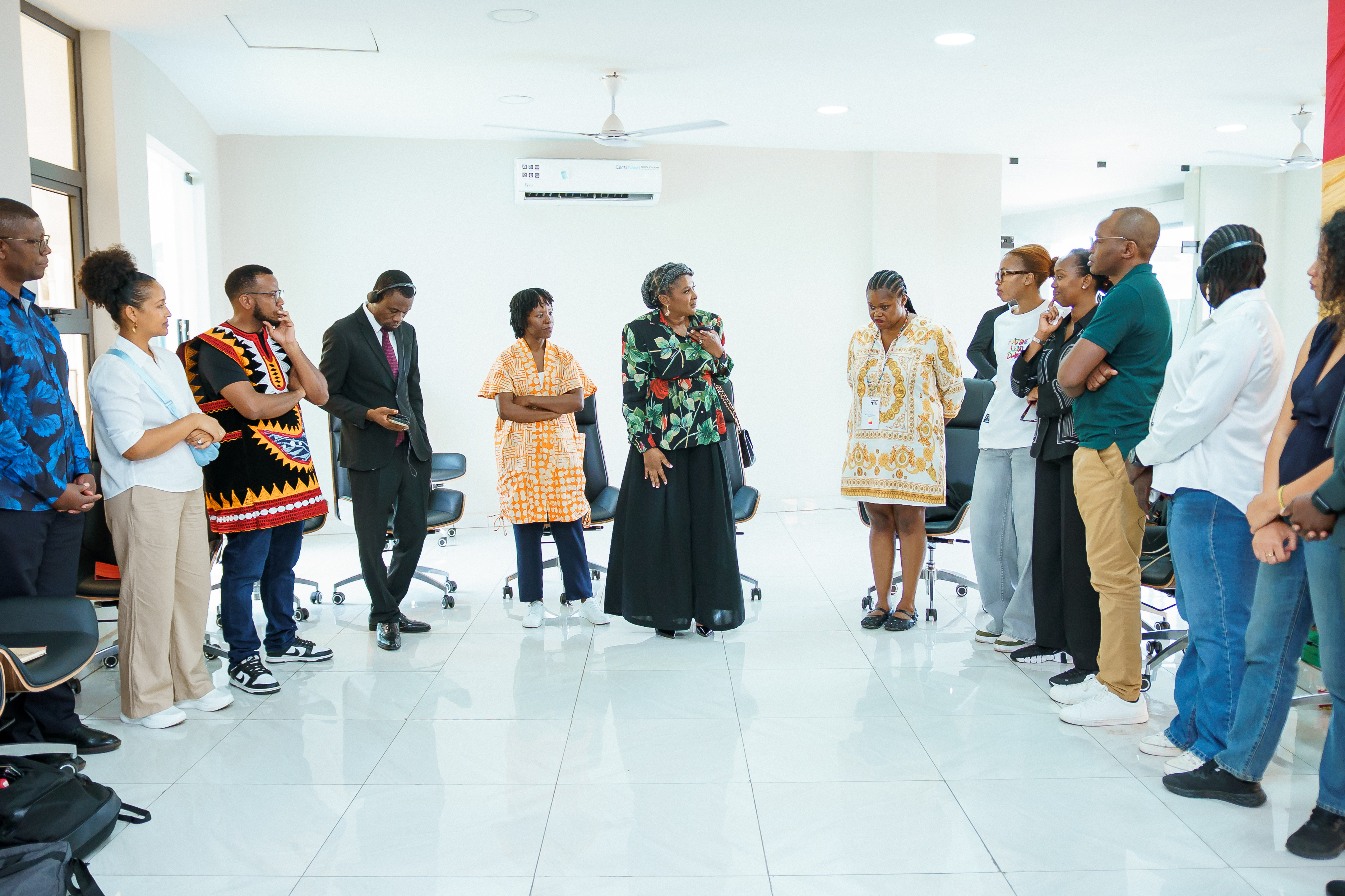 H.E. Monica Geingos and the Dr. Hage G. Geingob Fellows.